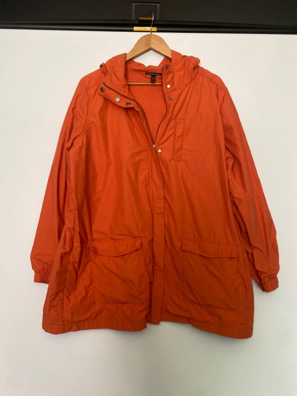 Eileen Fisher XL Anorak Hooded Jacket - Picture 3 of 15